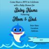 Shark Baby Shower Invite
